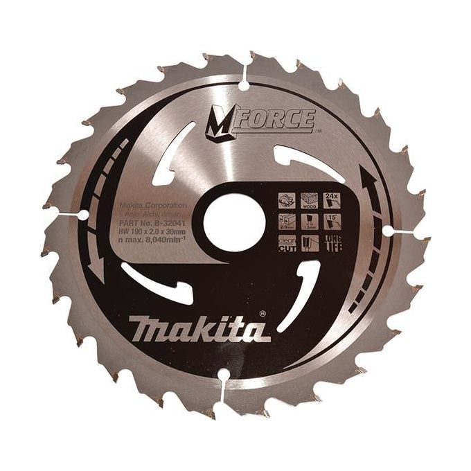 Makita B-32041 M-FORCE Lama per Sega Circolare 190x30x24Z