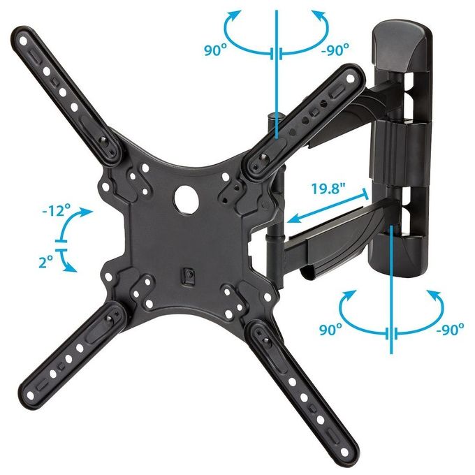 Startech FPWARTB1M Braccio Articolato Multidirezionale per tv a Schermo Piatto VESA 22'' A 55''