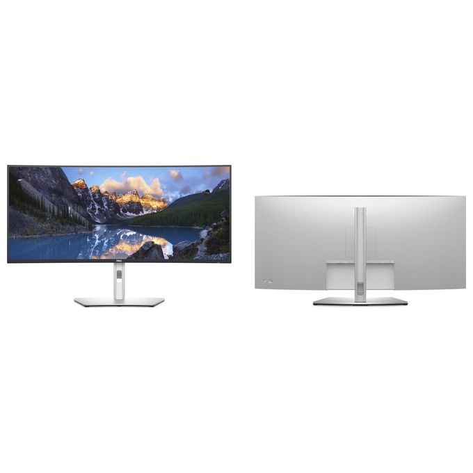 Dell U3824DW UltraSharp Monitor 37.5'' IPS LED 3840x1600 Wide Quad HD colore Nero Argento