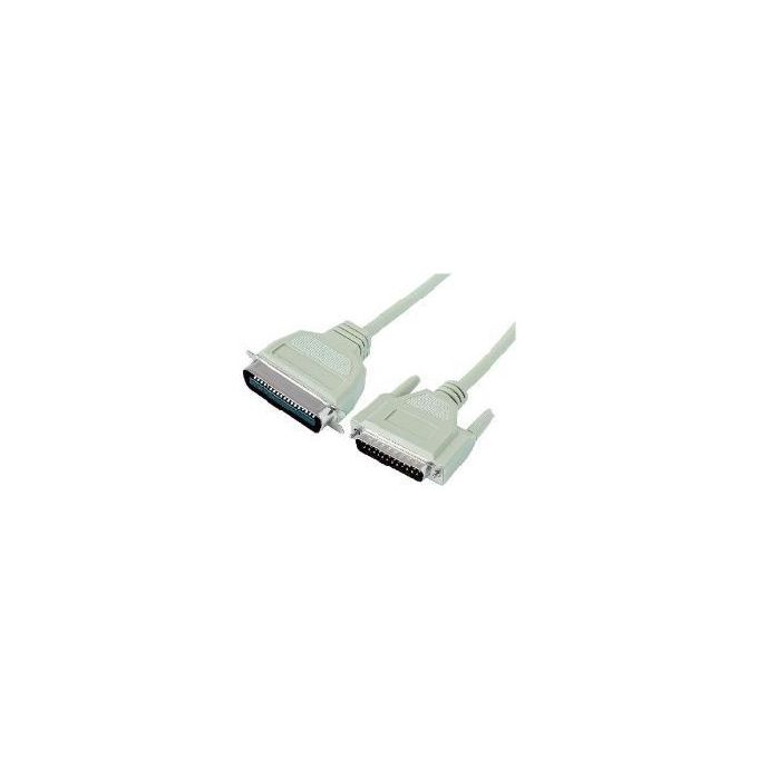 Nilox 07NXPI0500202 Cavo Parallelo IEEE-1284 D-Sub 25M HPCN 36M 5 m colore Bianco