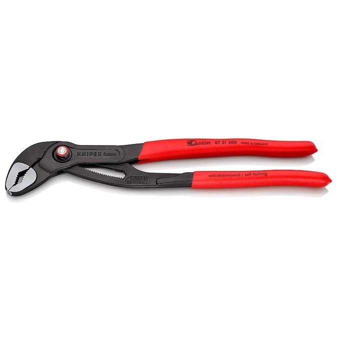 Knipex Cobra QuickSet Pinza Regolabile per Tubi e Dadi