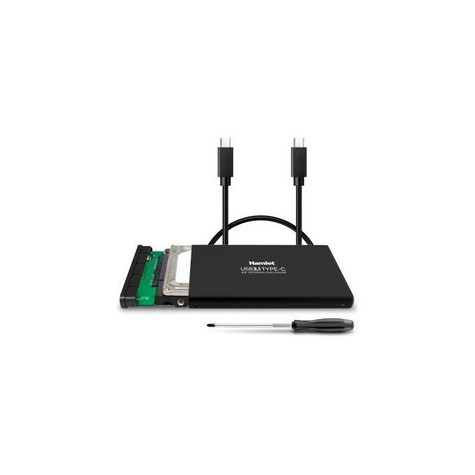 Hamlet HXD25TCU31 Box esterno 2.5 SATA 6Gb-s 600 MBps USB 3.1 (Gen 2)