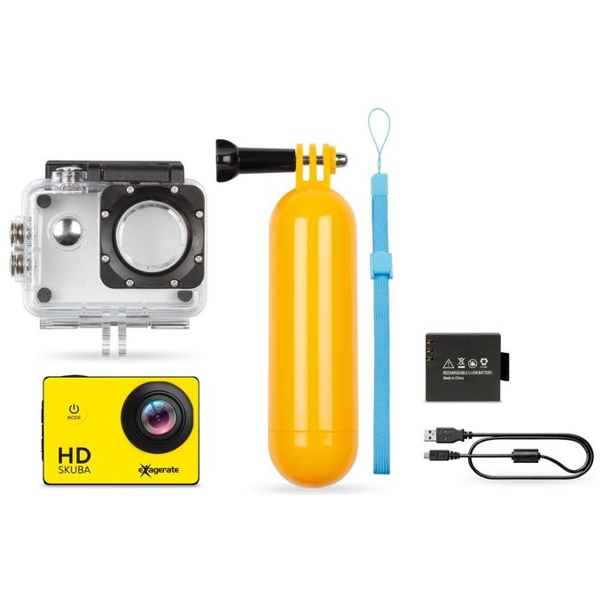 Hamlet Exagerate Skuba Action Cam Action camera installabile 1080p 20fps impermeabile fino a 30mt