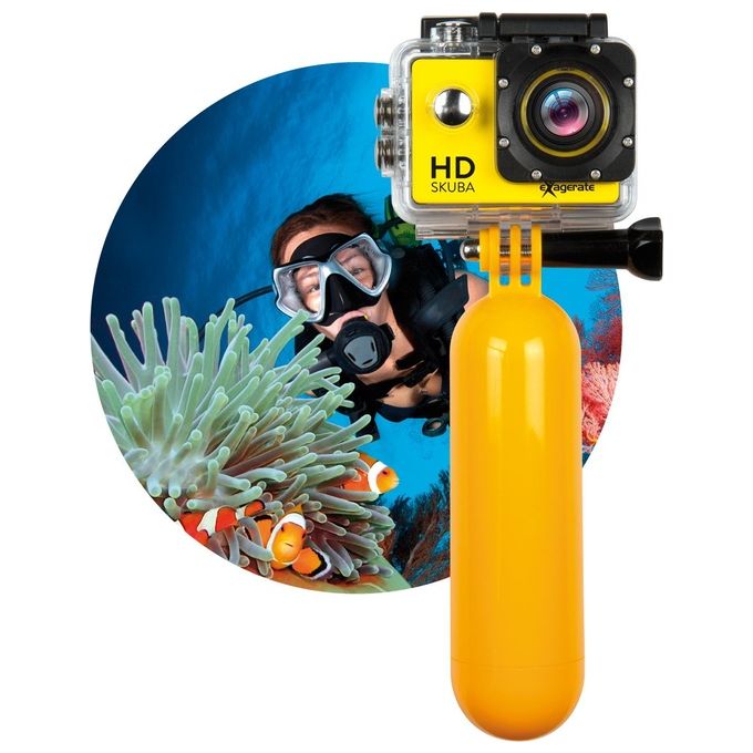 Hamlet Exagerate Skuba Action Cam Action camera installabile 1080p 20fps impermeabile fino a 30mt
