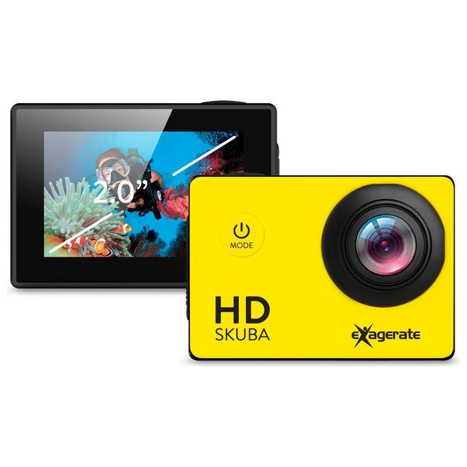 Hamlet Exagerate Skuba Action Cam Action camera installabile 1080p 20fps impermeabile fino a 30mt