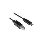 Hamlet XCTC-U2B100 Cavo USB USB Type B (M) a USB-C (M) USB 3.1 1 m