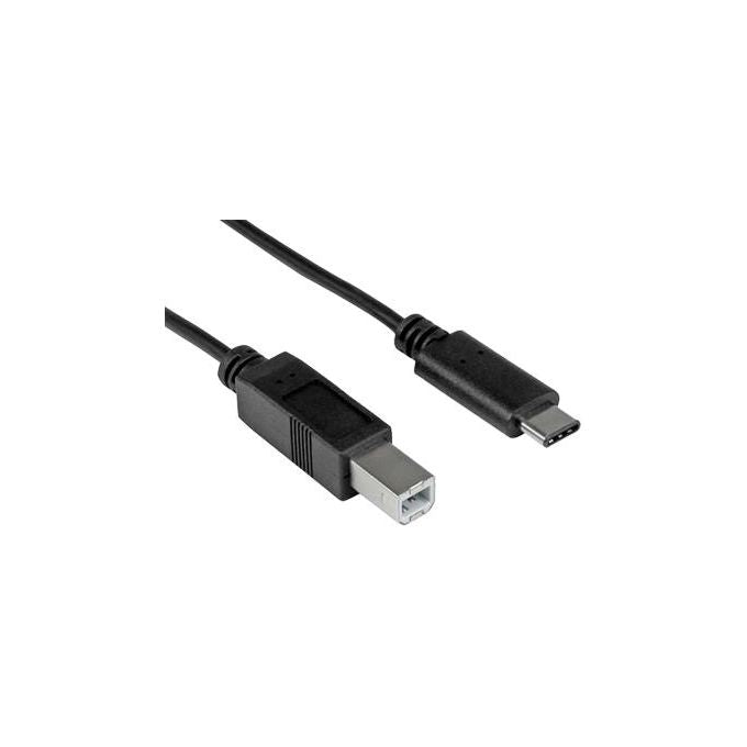 Hamlet XCTC-U2B100 Cavo USB USB Type B (M) a USB-C (M) USB 3.1 1 m