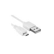 Hamlet XUMICROU150W Cavo USB USB (M) a Micro-USB Type B (M) USB 2.0 1.5 m Bianco