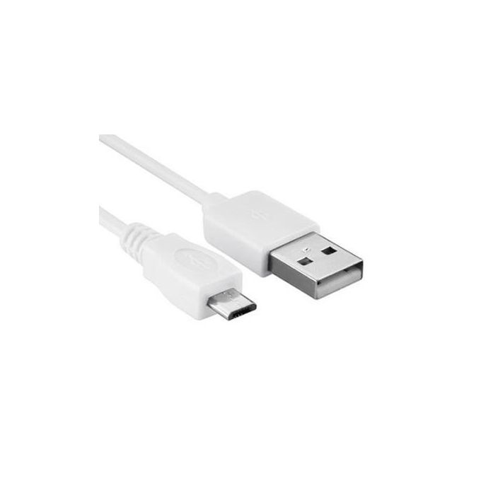 Hamlet XUMICROU150W Cavo USB USB (M) a Micro-USB Type B (M) USB 2.0 1.5 m Bianco