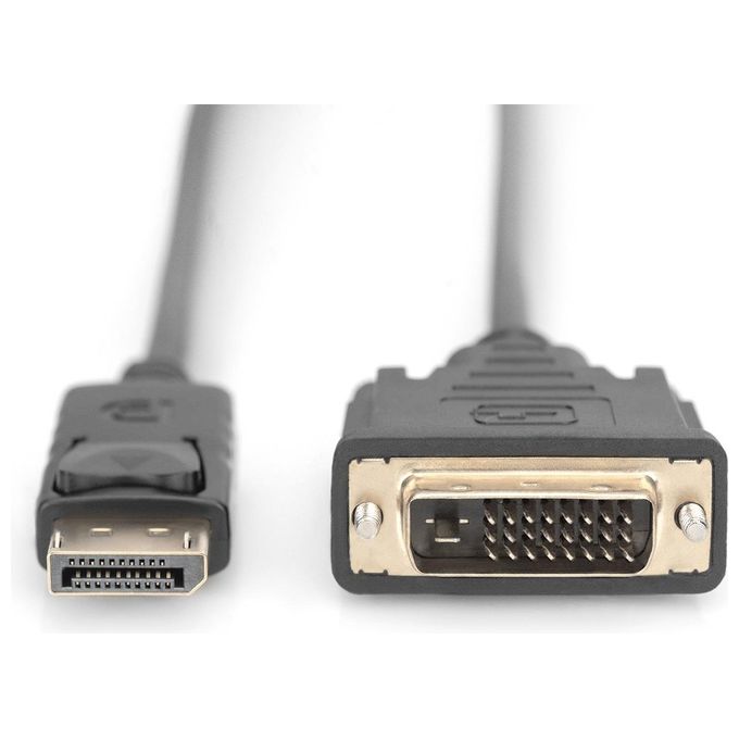 Digitus DB-340301-020-S Cavo DisplayPort - DVI 2mt DVI-D Nero
