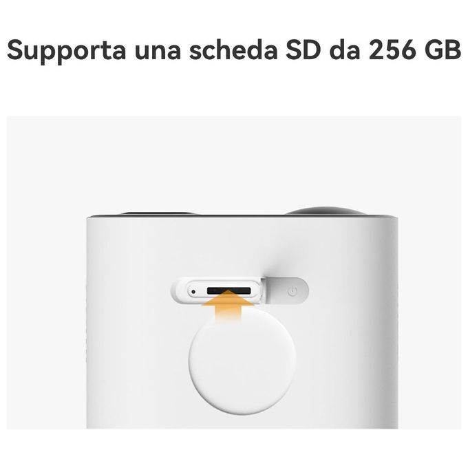 Imou IPC-TB3FP-3T0WE-IMOU Cell Go Full Color Telecamera IP Wi-Fi 3 MP 2K Batteria 5000mAh PIR IP65 colore Bianco