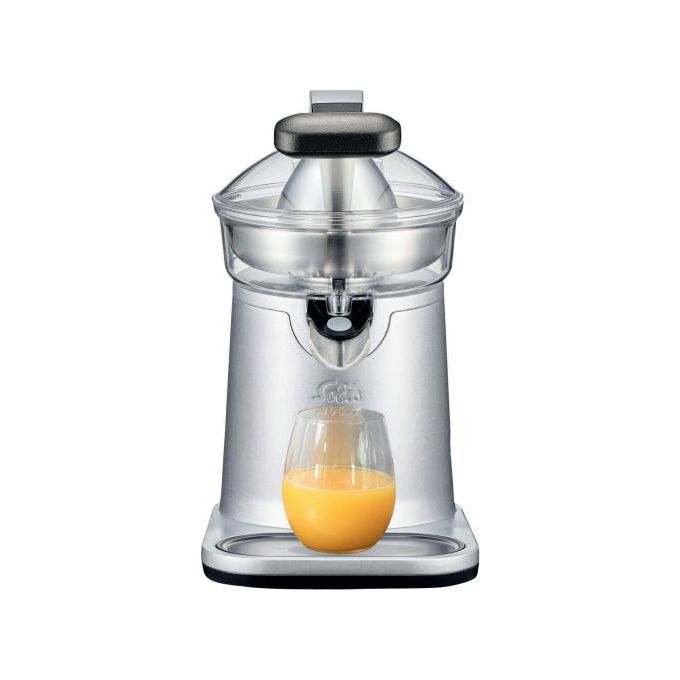 Solis 921.83 Spremiagrumi Elettrico 230 W con Funzione Antigoccia e Coperchio Argento