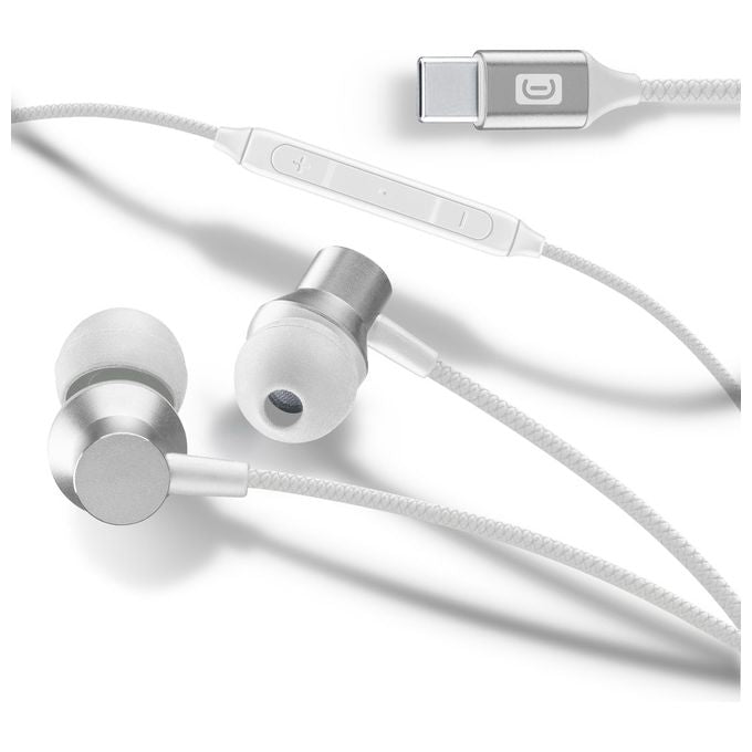 Cellular Line Auricolare In-Ear Type-C Bianco