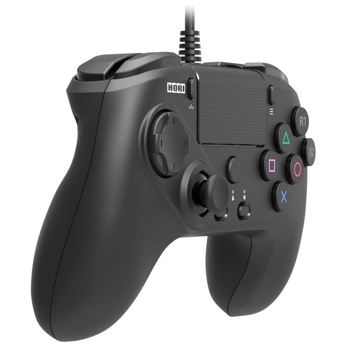 Hori SPF-023U Fighting Commander OCTA Gamepad Cablato PC PlayStation 4 PlayStation 5 3 m jack cuffie colore Nero