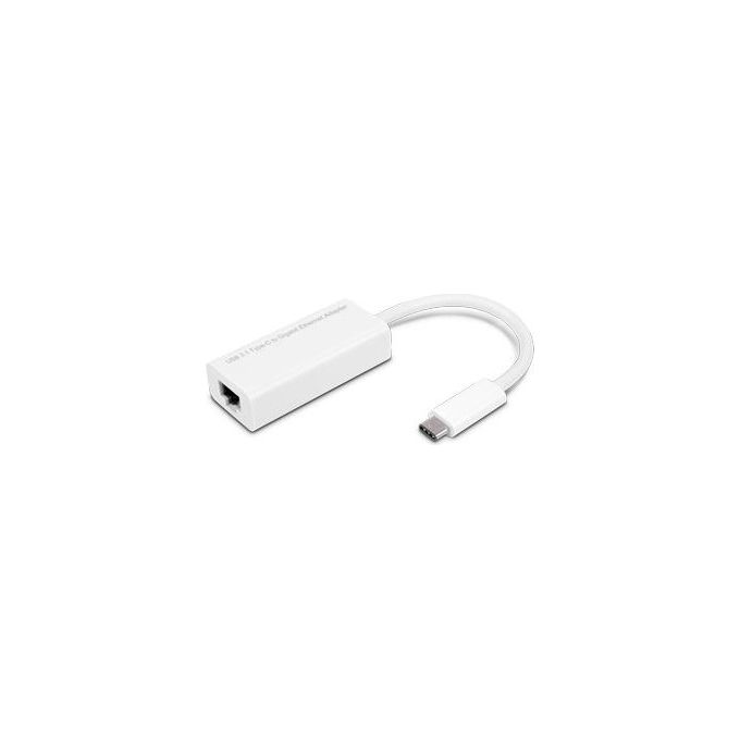 Atlantis Land A04-GEN245 Adattatore USB Type-C 3.1 a RJ45 LAN Gigabit colore Bianco