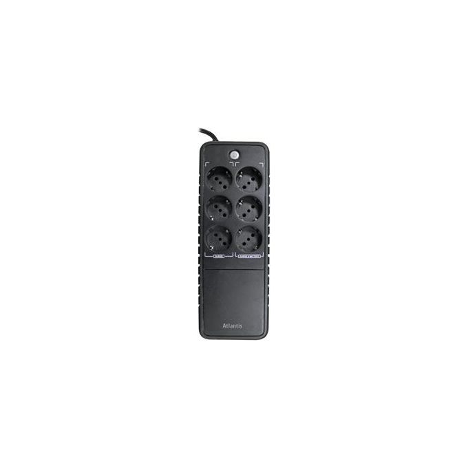 Atlantis A03-PS1000 ups 1000va-500w Onepower stepwave off line 6p Schuko Montabile a muro