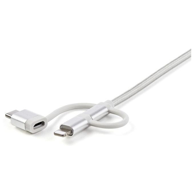 Startech Cavo Usb-C Multi Carica Lightning Usb Micro-B da 1mt