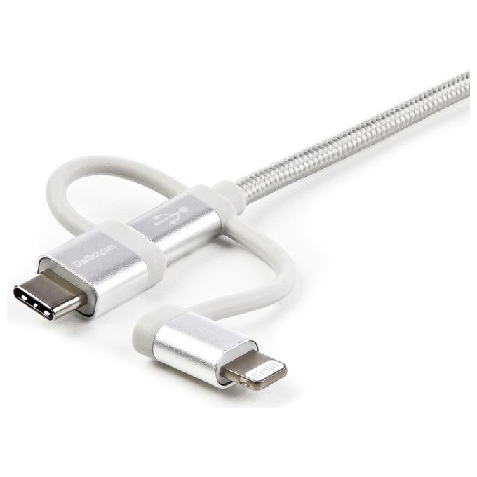 Startech Cavo Usb-C Multi Carica Lightning Usb Micro-B da 1mt