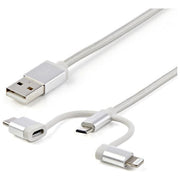 Startech Cavo Usb-C Multi Carica Lightning Usb Micro-B da 1mt