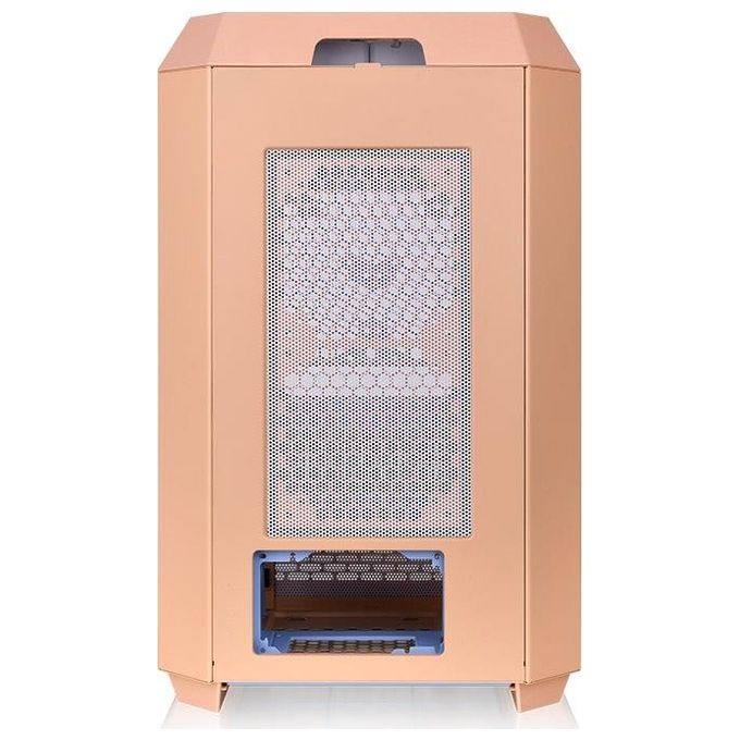 Thermaltake CA-1Y4-00SKWN-00 The Tower 300 Case PC Micro Tower per schede madri Micro ATX e Mini ITX con supporto radiatore 420 mm colore Peach Fuzz