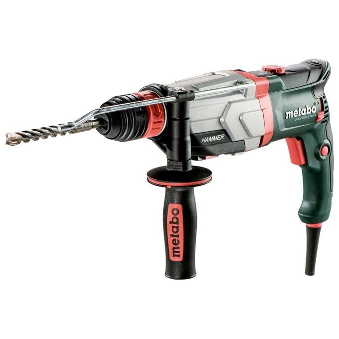 Metabo 600713500 UHEV 2860-2 Quick Martello Perforatore Multifunzione 1100 W 3,4 J SDS-plus con cambio rapido colore Nero