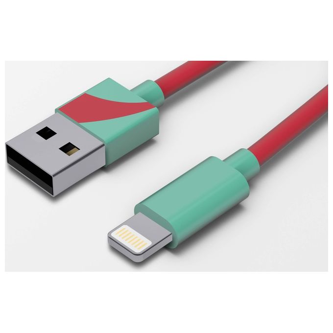 Tribe Cavo Lightning Usb 1 2m Acquamarina