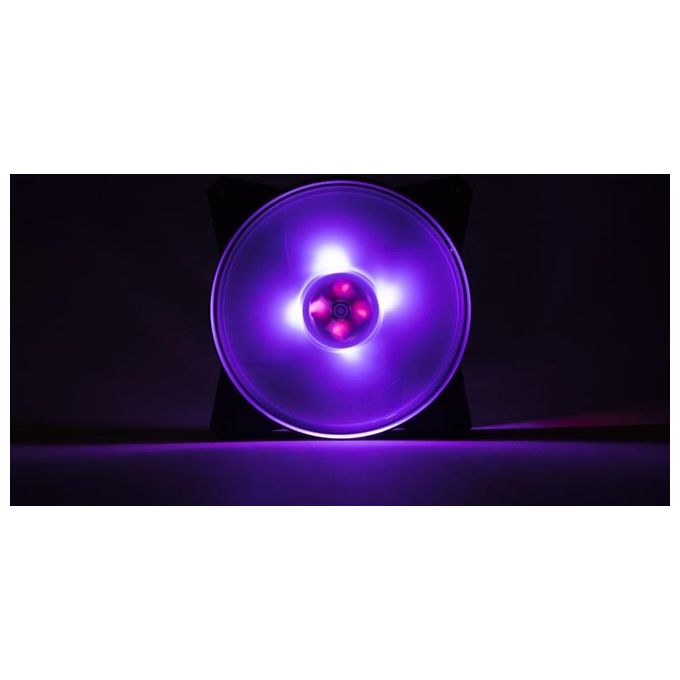 Cooler Master MFY-F4DC-083PC-R1 MasterFan Pro 140 Ventola per Case 3 Pack 140mm RGB 500 800 rpm 53 CFM 20 dB colore Nero