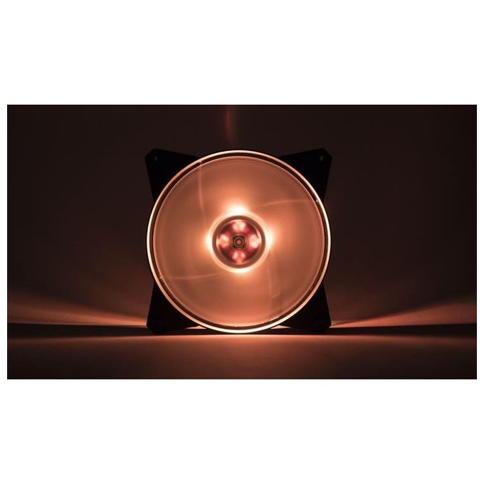 Cooler Master MFY-P4DC-153PC-R1 MasterFan Pro 140 Kit 3 Ventole RGB 140mm con Controller RGB PWM 650 1550 rpm colore Nero Trasparente