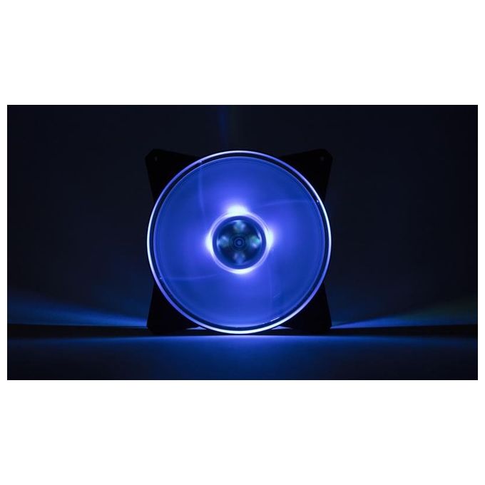 Cooler Master MFY-P4DC-153PC-R1 MasterFan Pro 140 Kit 3 Ventole RGB 140mm con Controller RGB PWM 650 1550 rpm colore Nero Trasparente