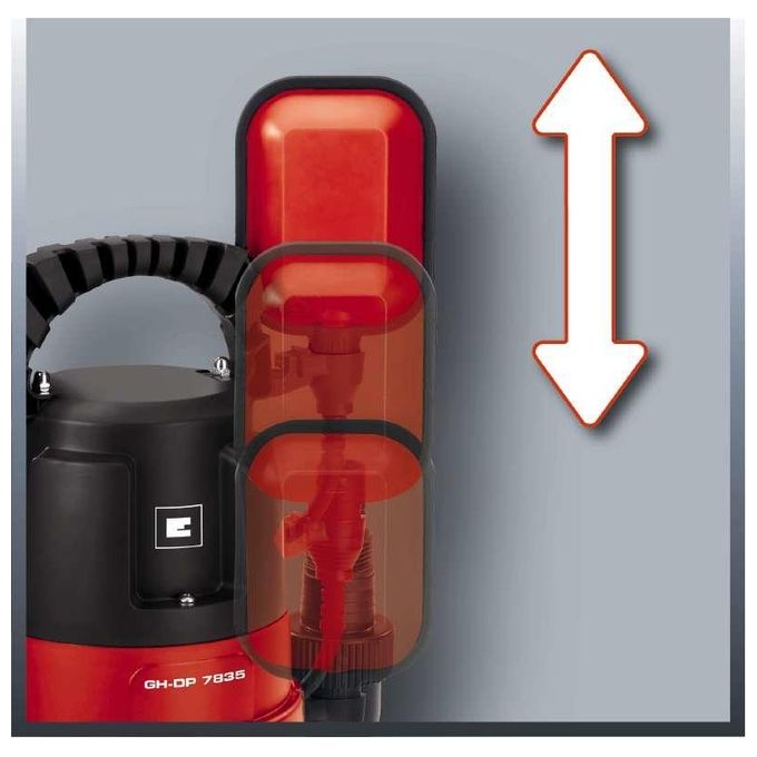 Einhell Pompa Acque Scure GC-DP 7835 Soluzione Potente e Robusta per Svuotamento di Laghetti Pozzi e Cantine