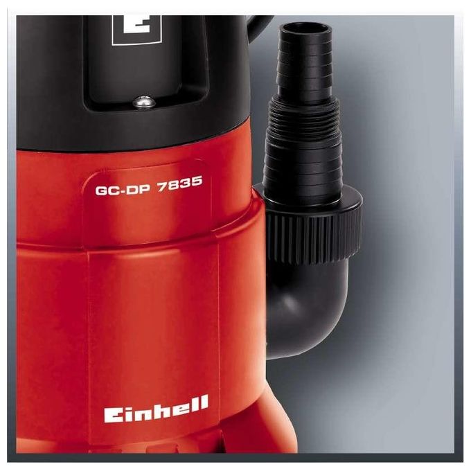 Einhell Pompa Acque Scure GC-DP 7835 Soluzione Potente e Robusta per Svuotamento di Laghetti Pozzi e Cantine