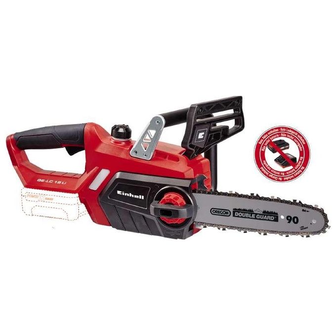 Einhell Elettrosega A Batteria Ge-Lc 18 Li Senza Batteria e Caricabatteria Catena OREGON Impugnatura Ergonomica Freno Catena Istantaneo