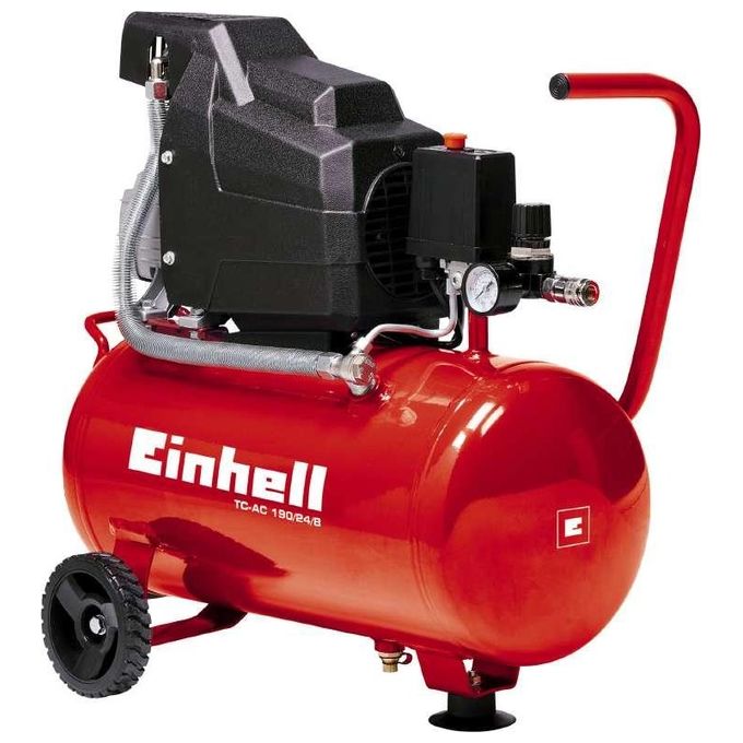 Einhell Compressore Coassiale Tc-Ac 190-24-8 per Fai da Te Manutenzione e Lavori di Giardinaggio e Ristrutturazione con Grande Efficacia e Potenza