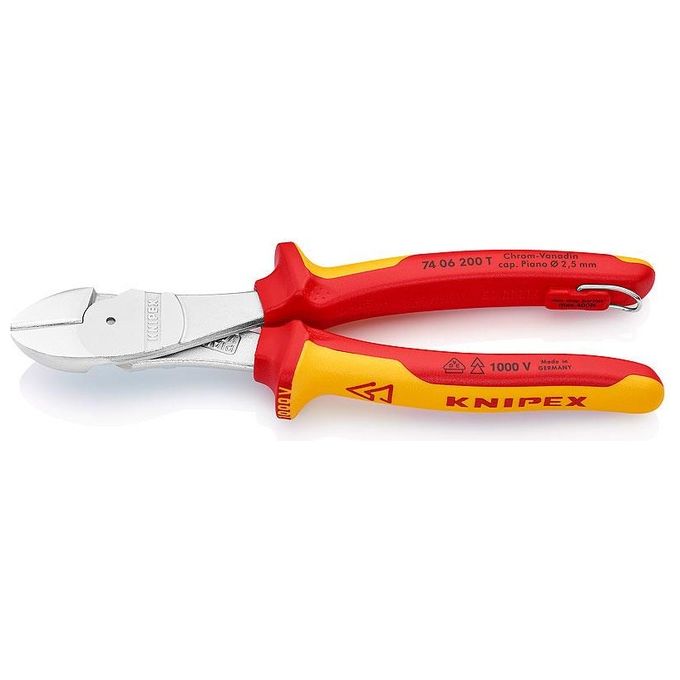 Knipex Tronchese Laterale per Meccanica Tipo Forte Isolamento 1000v 200mm