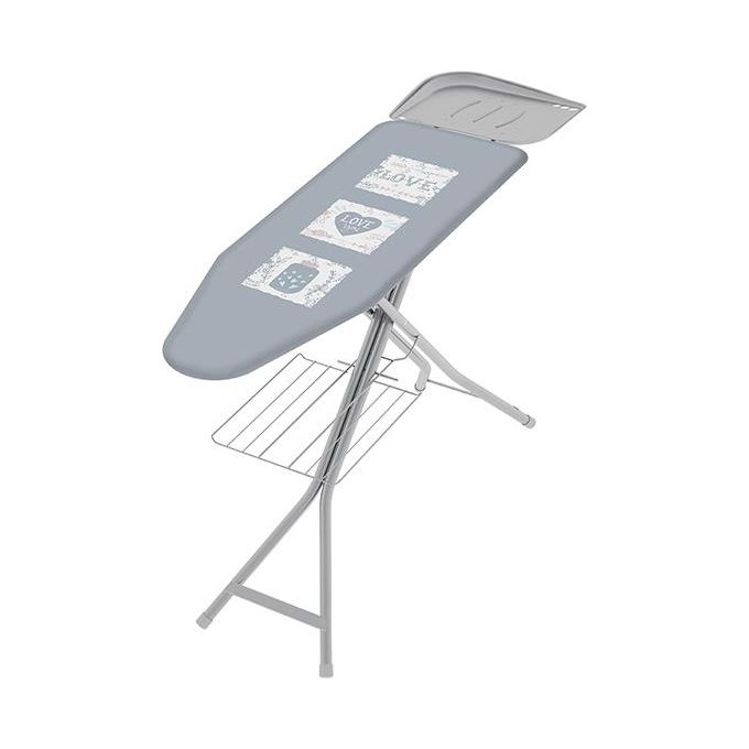 Colombo CLM850137 Turbo Vapor Asse da Stiro 120x40 cm 6 posizioni altezza fino a 95 cm portacaldaia 10 Kg griglia portabiancheria colore Grigio