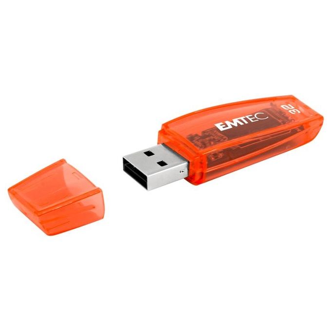 Emtec ECMMD8GC410P3NEO C410 Neon Chiavetta USB 2.0 8 GB Confezione 3 pezzi colore Arancione Rosa Giallo