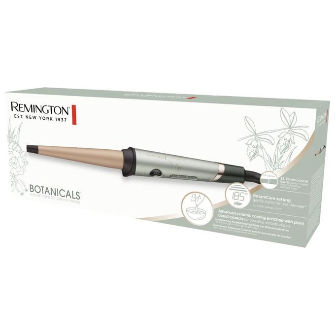 Remington CI5860 Botanicals Arricciacapelli Ceramica 10 temperature 130°C 210°C riscaldamento 30s spegnimento automatico colore Verde