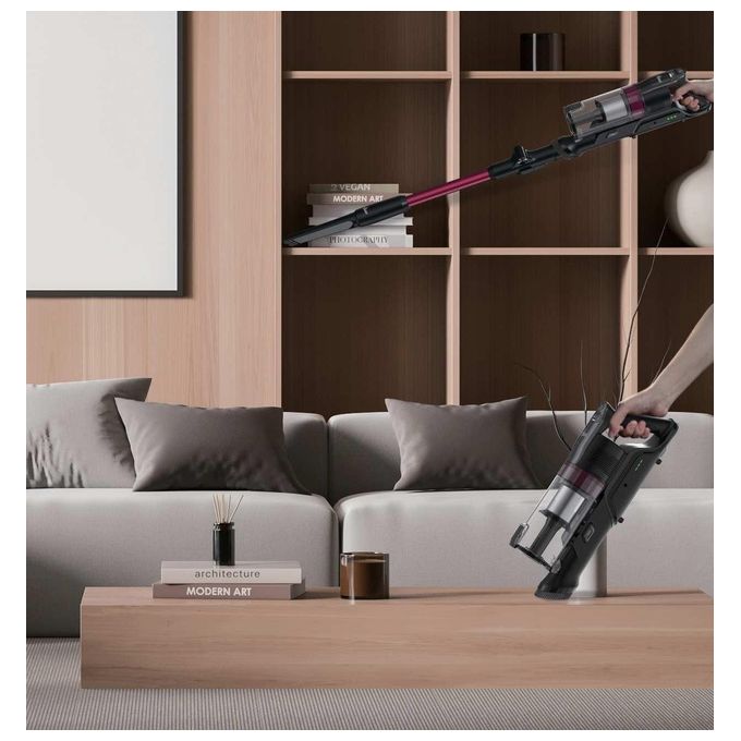 Hoover HF1P10HX HF1 Plus Aspirapolvere Scopa Elettrica Senza Fili Ciclonica 45 min 165W colore Magenta