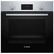 Bosch HBF113BR1S Serie 2 Forno da incasso Elettrico Ventilato 66 L Classe A Grill 3300W (59.5x59.4x54.8 cm) colore Acciaio inossidabile