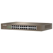 Tenda Switch 24 Porte 10-100 Metal case rack Mountable Plugplay