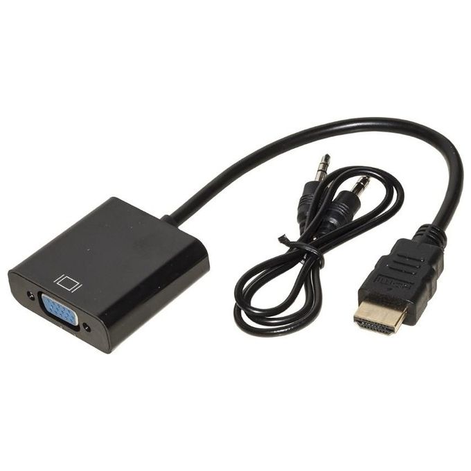 Link adattatore hdmi tipo a maschio a vga femmina con audio