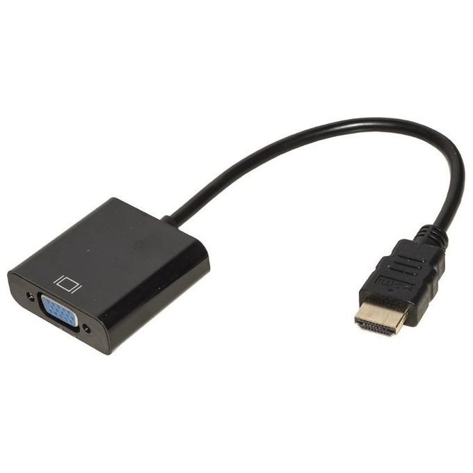 Link adattatore hdmi tipo a maschio a vga femmina con audio