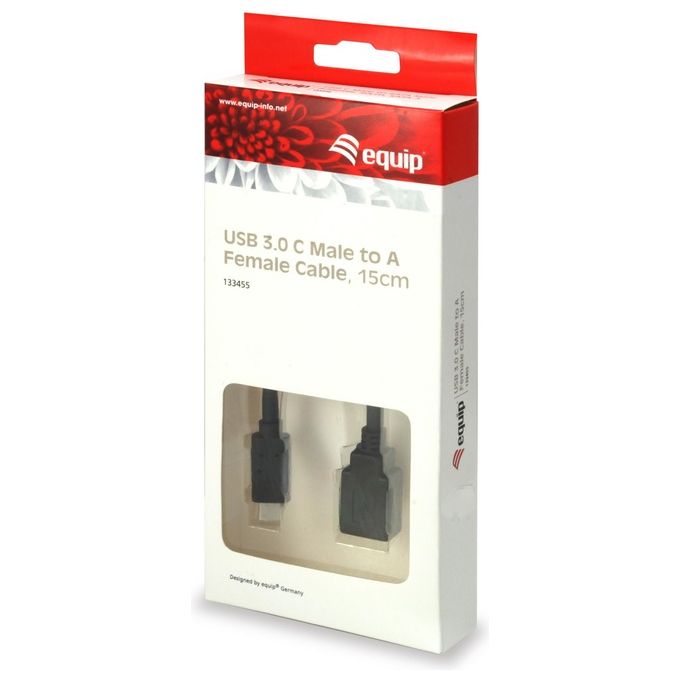 Equip Cavo Usb-C a Usb A Femmina 15cm