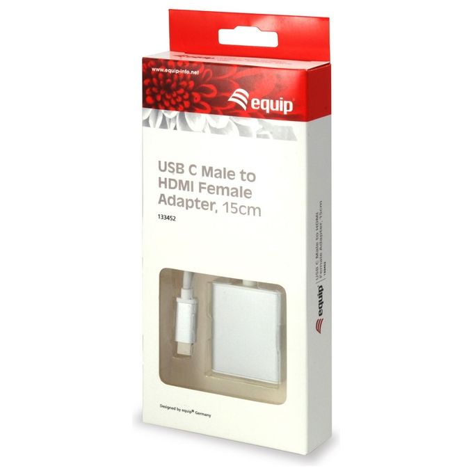 Equip Adattatore Usb C a Hdmi F 15cm