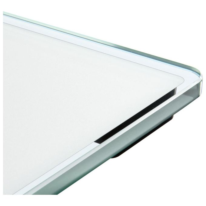 Soehnle Style Sense Comfort 100 Bilancia Pesapersone Digitale 180 Kg Display LCD vetro di sicurezza colore Bianco