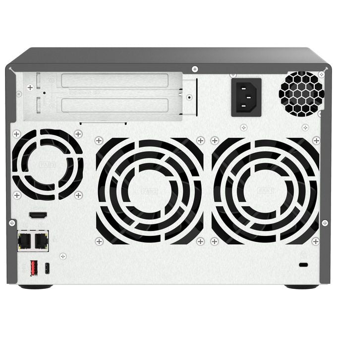 QNAP TVS-H674-I5-32G TVS-H674 NAS Tower Intel Core i5-12400 6 Core 32 GB DDR4 QuTS hero colore Nero