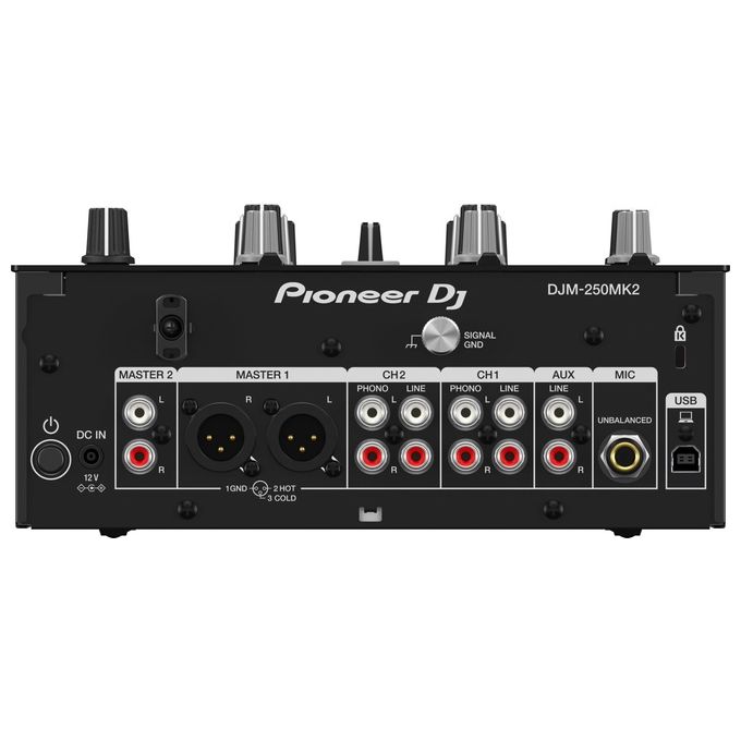 Pioneer Djm 250 Mk2 Mixer Dj 2 Canali con Scheda Audio Integrata per Rekordbox Sound Colour Fx Fader Magvel