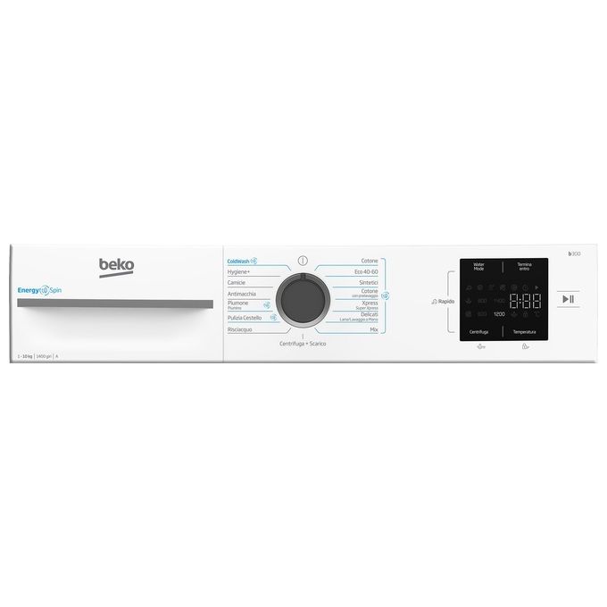 BEKO BMWU31041A Lavatrice 10 Kg Classe a Profondita' 58 cm Centrifuga 1400 giri Inverter colore Bianco