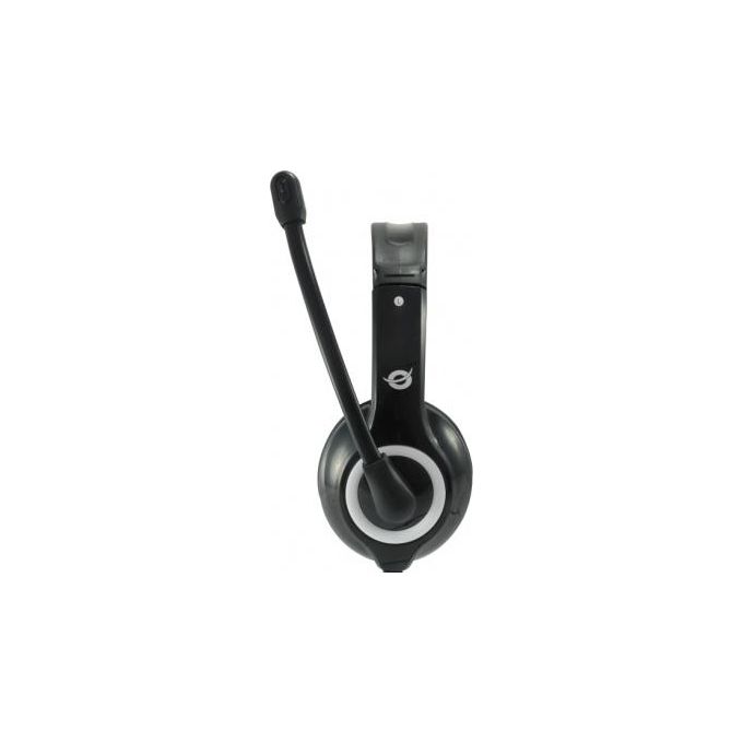 Conceptronic Cuffia con Microfono con Cavo Usb 2mt Nero