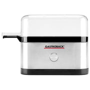 Gastroback 42800 Design Mini Cuociuova 3 uova 350 W spegnimento automatico colore Nero Acciaio inox